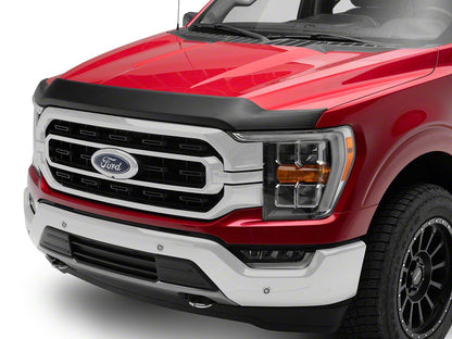 RedRock Hood Protector; Gloss Black (21-25 F-150, Excluding Raptor & Tremor)