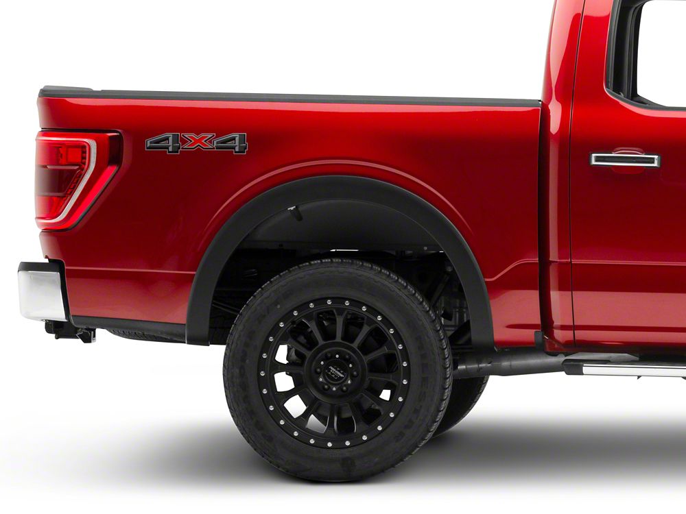 RedRock OE Style Fender Flares; Black (21-25 F-150 w/o Mud Guards, Excluding Raptor)