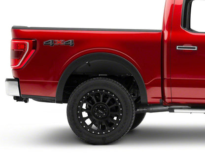 RedRock OE Style Fender Flares; Black (21-25 F-150 w/o Mud Guards, Excluding Raptor)