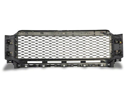 RedRock Baja Style Upper Replacement Grille with LED Light Bar and Emblem Surround (21-23 F-150, Excluding Raptor & Tremor)