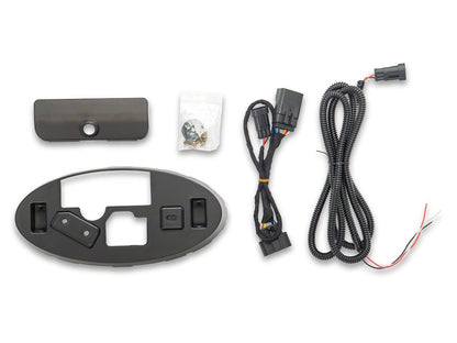 RedRock Baja Style Upper Replacement Grille with LED Light Bar and Emblem Surround (21-23 F-150, Excluding Raptor & Tremor)