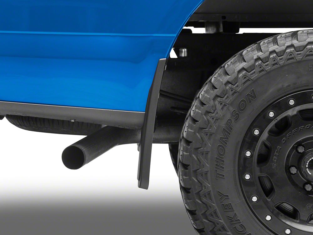 RedRock Molded Mud Guards; Front and Rear (15-20 F-150 w/o OE Fender Flares)