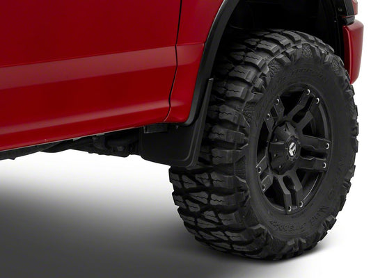 RedRock Molded Mud Guards; Front and Rear (15-20 F-150 w/ OE Fender Flares, Excluding Raptor)