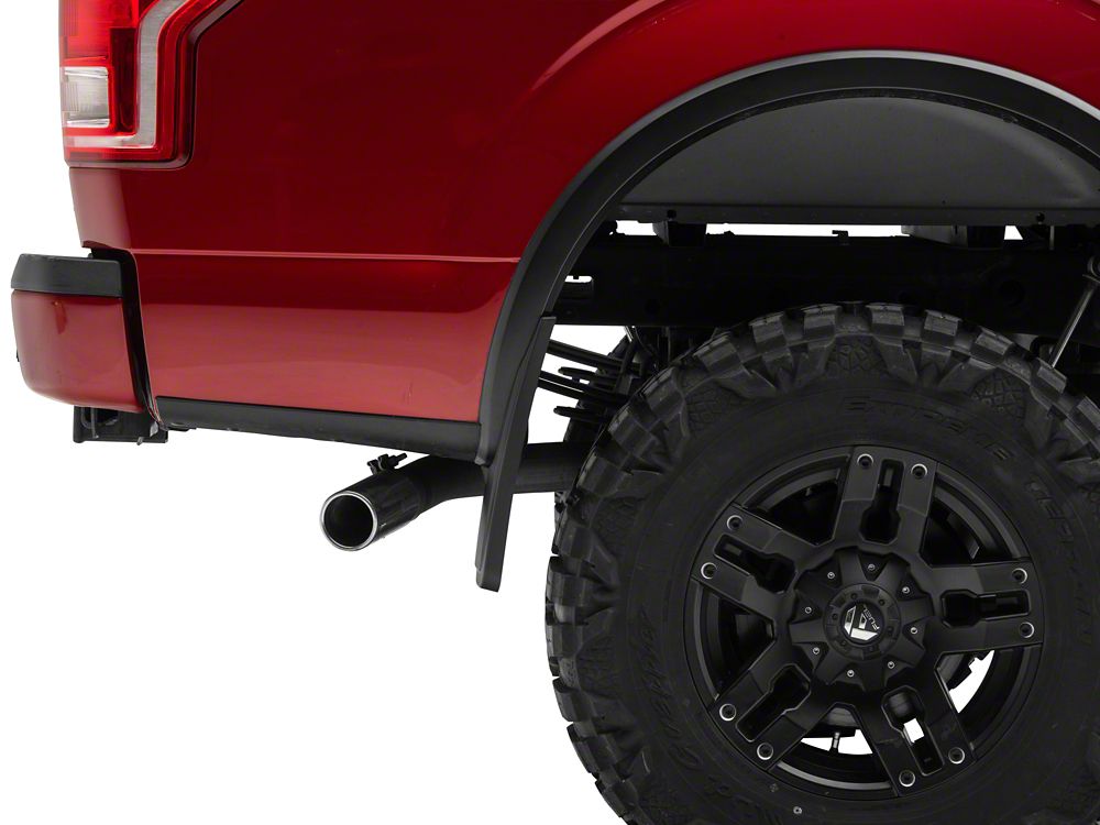 RedRock Molded Mud Guards; Front and Rear (15-20 F-150 w/ OE Fender Flares, Excluding Raptor)