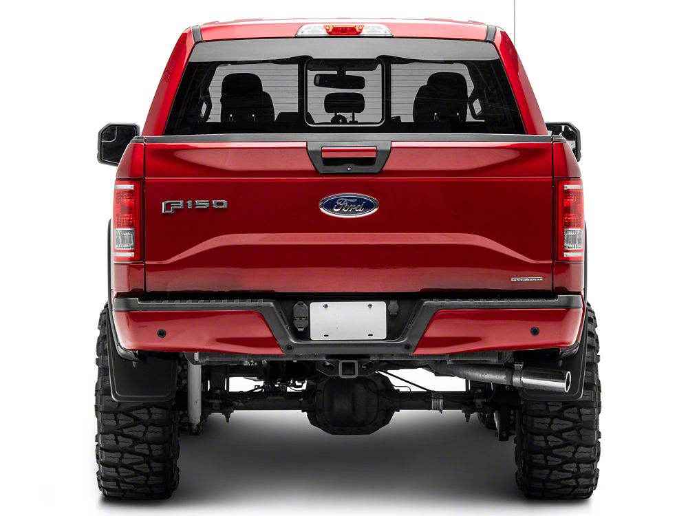 RedRock Molded Mud Guards; Front and Rear (15-20 F-150 w/ OE Fender Flares, Excluding Raptor)
