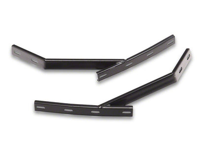 RedRock Armor Upper Replacement Grille with LED Off-Road Lighting; Matte Black (04-08 F-150)