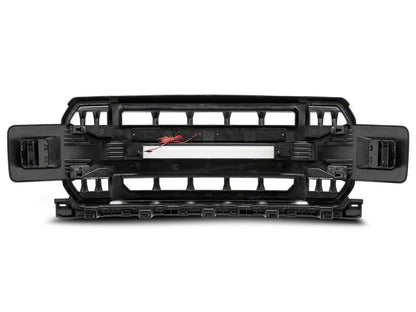 RedRock Armor Upper Replacement Grille with LED Off-Road Lighting (18-20 F-150, Excluding Raptor)