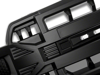 RedRock Armor Upper Replacement Grille with LED Off-Road Lighting (18-20 F-150, Excluding Raptor)