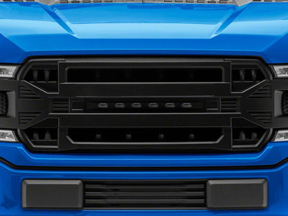 RedRock Armor Upper Replacement Grille with LED Off-Road Lighting (18-20 F-150, Excluding Raptor)