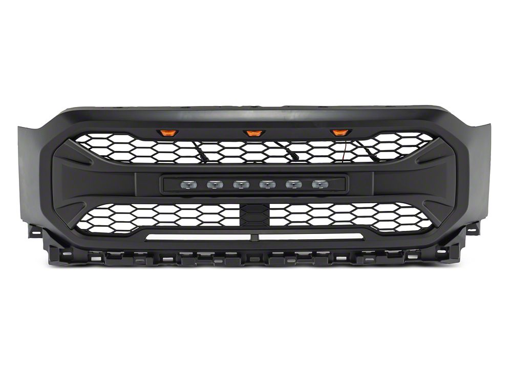 RedRock Armor Upper Replacement Grille with LED Off-Road Lighting (21-23 F-150, Excluding Raptor)