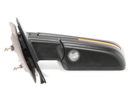 RedRock OE Style Powered Heated Mirror with Amber LED Turn Signal; Driver Side (07-14 F-150)