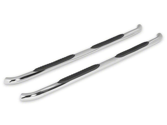 RedRock 3-Inch Side Step Bars; Stainless Steel (15-25 F-150 SuperCab)