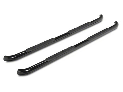 RedRock 3-Inch Side Step Bars; Black (15-25 F-150 SuperCab)
