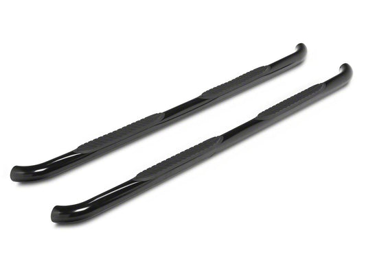 RedRock 3-Inch Side Step Bars; Black (15-25 F-150 SuperCab)