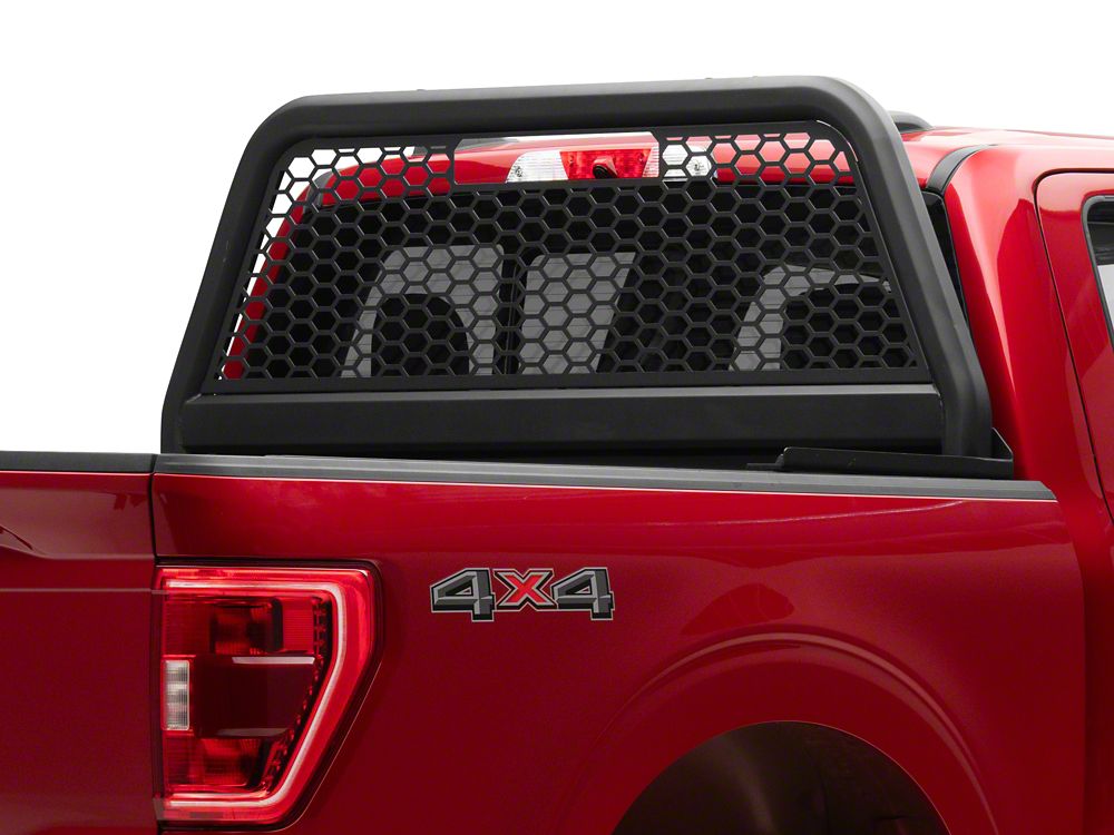 RedRock HD Headache Rack; Textured Black (09-25 F-150 Styleside)