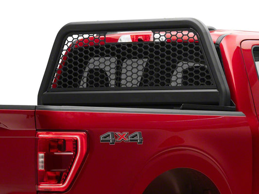 RedRock HD Headache Rack; Textured Black (09-25 F-150 Styleside)
