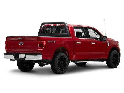 RedRock HD Headache Rack; Textured Black (09-25 F-150 Styleside)