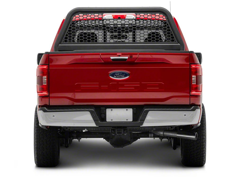 RedRock HD Headache Rack; Textured Black (09-25 F-150 Styleside)