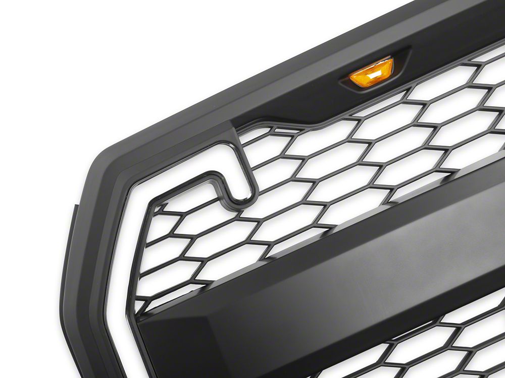 RedRock Mesh Upper Replacement Grille with LED Turn Signals and DRL (15-17 F-150, Excluding Raptor)