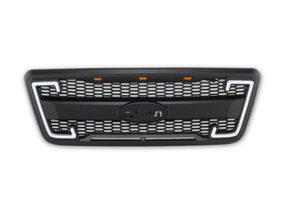 RedRock Baja Upper Replacement Grille with LED DRL and Sequential Turn Signals (04-08 F-150)