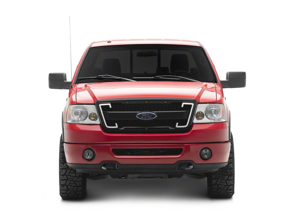 RedRock Baja Upper Replacement Grille with LED DRL and Sequential Turn Signals (04-08 F-150)