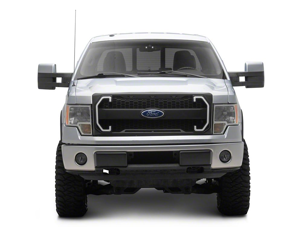 RedRock Baja Upper Replacement Grille with LED DRL and Sequential Turn Signals (09-14 F-150, Excluding Raptor)