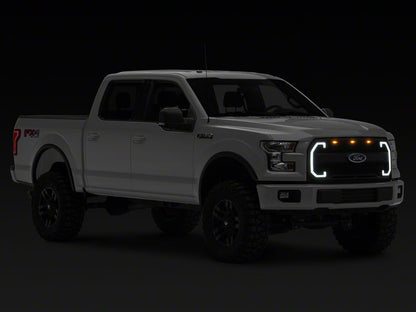 RedRock Baja Upper Replacement Grille with LED DRL and Sequential Turn Signals (15-17 F-150, Excluding Raptor)