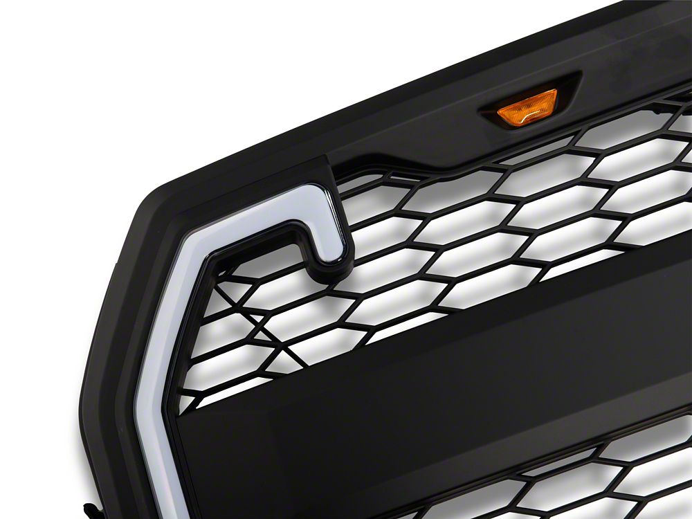 RedRock Baja Upper Replacement Grille with LED DRL and Sequential Turn Signals (15-17 F-150, Excluding Raptor)