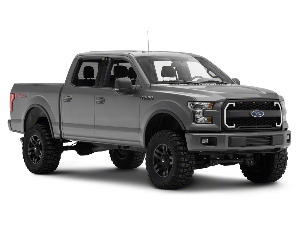 RedRock Baja Upper Replacement Grille with LED DRL and Sequential Turn Signals (15-17 F-150, Excluding Raptor)