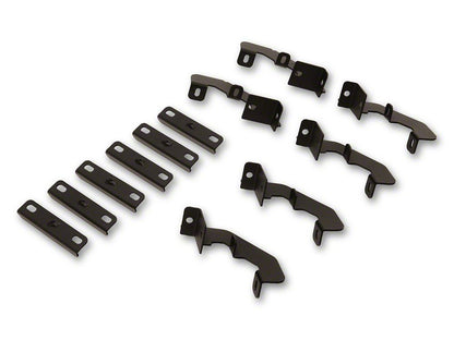 RedRock TC2 Drop Step Running Boards; Textured Black (15-25 F-150 SuperCrew)