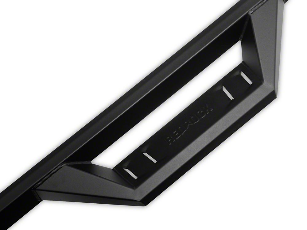 RedRock TC2 Drop Step Running Boards; Textured Black (15-25 F-150 SuperCab)