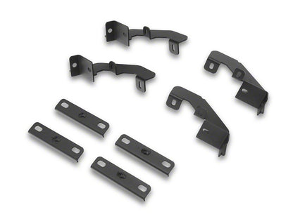 RedRock TC2 Drop Step Running Boards; Textured Black (15-25 F-150 SuperCab)