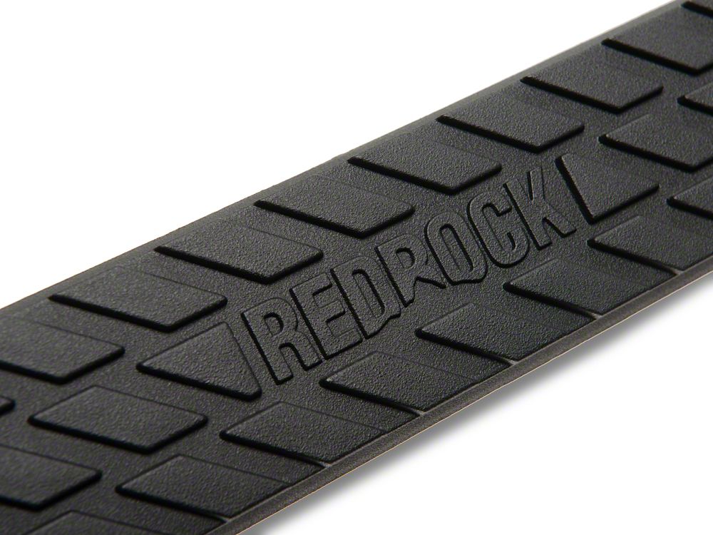 RedRock Replacement Step Pad with RedRock Logo for 3-Inch Tubular Side Step Bars Only; 21.30-Inch x 3.10-Inch