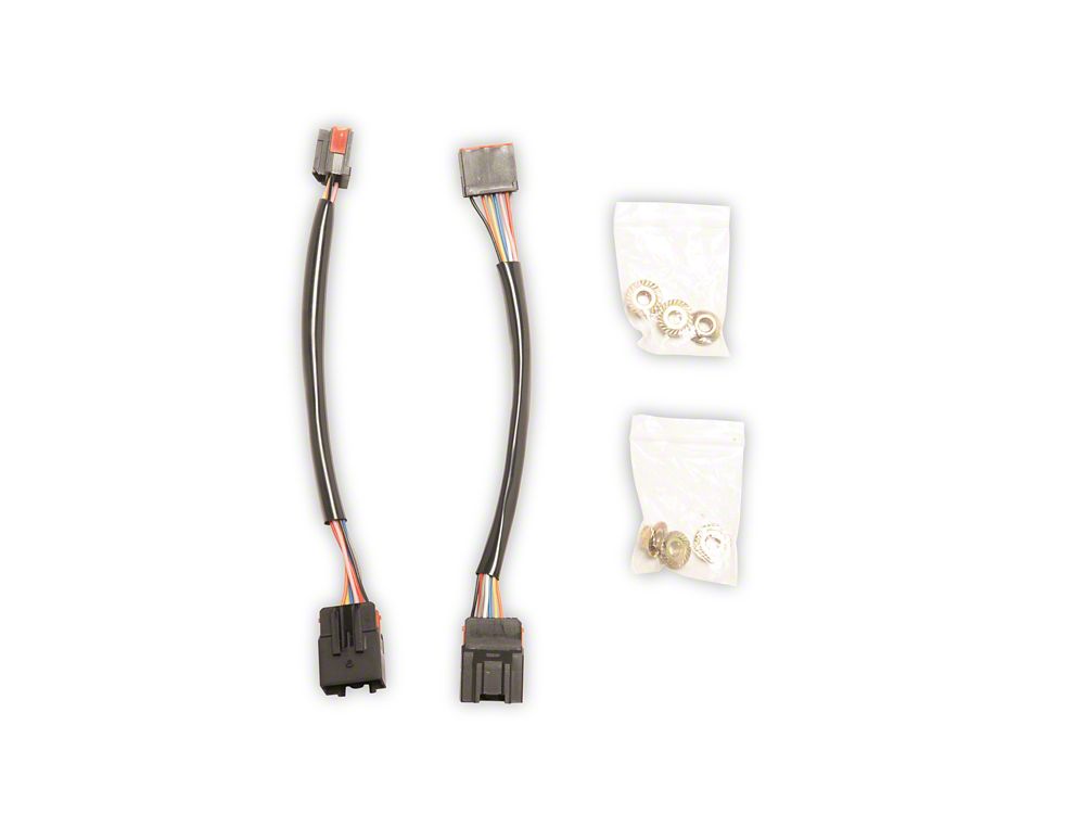 RedRock Powered Towing Mirrors with Puddle Light and Amber LED Turn Signal; Textured Black (04-14 F-150)