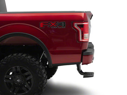 RedRock Retractable Bed Step; Rear Mounted (15-20 F-150)