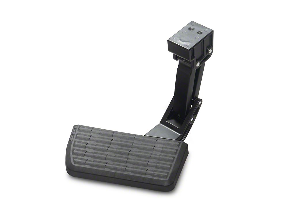 RedRock Retractable Bed Step; Rear Mounted (21-26 F-150 w/o Factory Dual Exhaust)