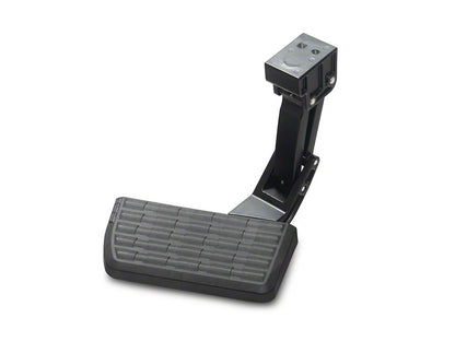 RedRock Retractable Bed Step; Rear Mounted (21-26 F-150 w/o Factory Dual Exhaust)