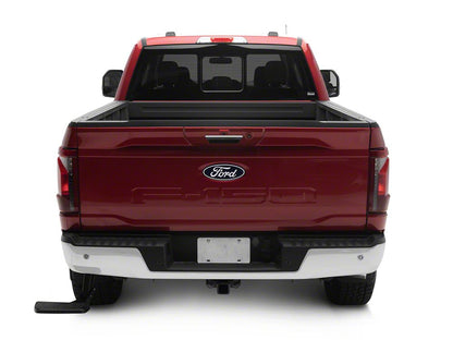 RedRock Retractable Bed Step; Rear Mounted (21-26 F-150 w/o Factory Dual Exhaust)