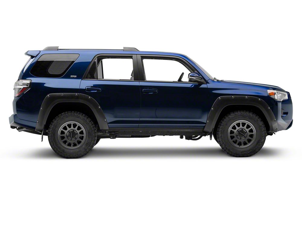 RedRock Pocket Style Fender Flares; Matte Black (14-24 4Runner)