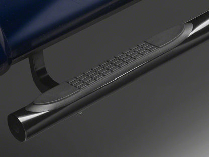 RedRock 3-Inch Running Boards; Black (10-24 4Runner, Excluding Limited, Nightshade, TRD Sport & 10-13 SR5)