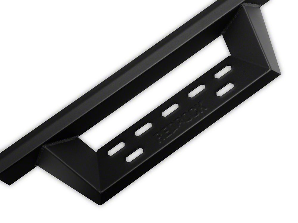 RedRock 4-Inch Drop TC1 Running Boards; Textured Black (10-24 4Runner, Excluding Limited, Nightshade, TRD Sport & 10-13 SR5)