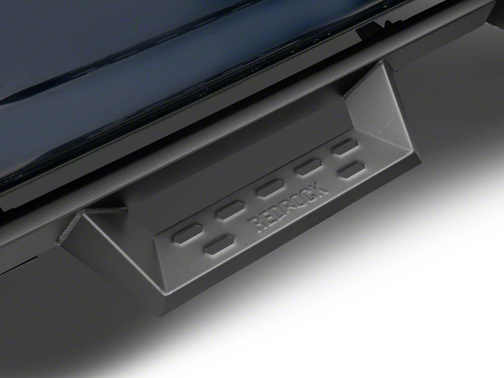 RedRock 4-Inch Drop TC1 Running Boards; Textured Black (10-24 4Runner, Excluding Limited, Nightshade, TRD Sport & 10-13 SR5)