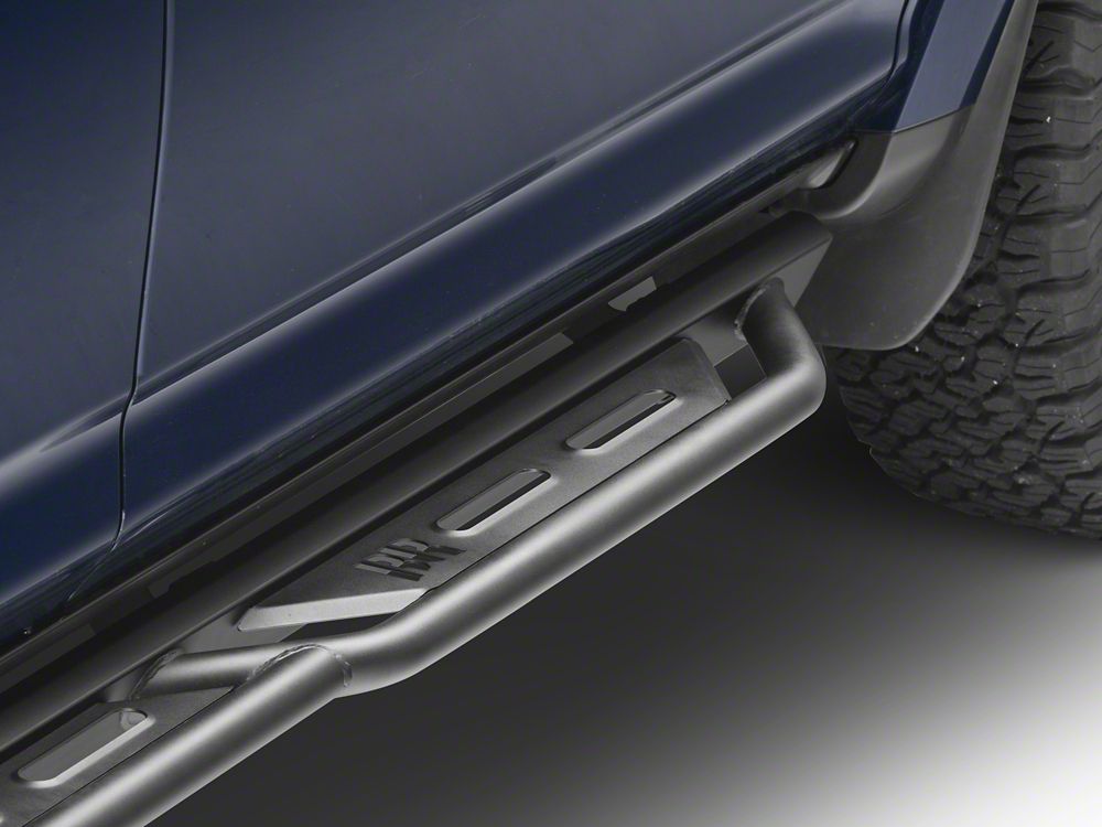 RedRock TC3 HD Rocker Steps; Textured Black (10-24 4Runner, Excluding Limited, Nightshade, TRD Sport & 10-13 SR5)