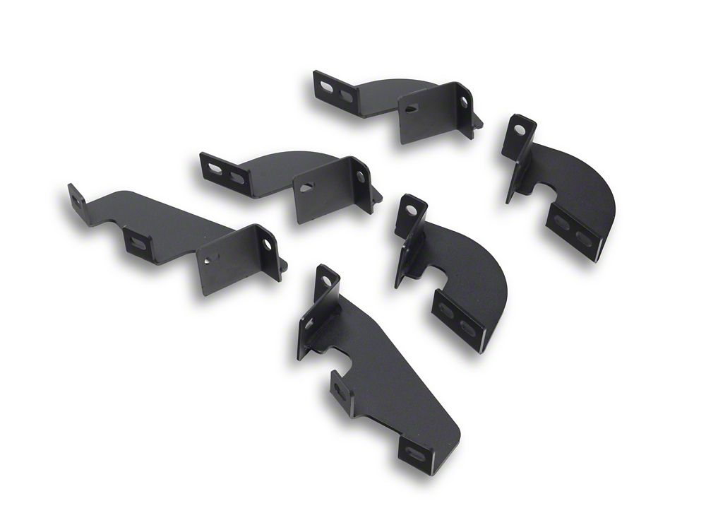 RedRock TC3 HD Rocker Steps; Textured Black (10-24 4Runner, Excluding Limited, Nightshade, TRD Sport & 10-13 SR5)