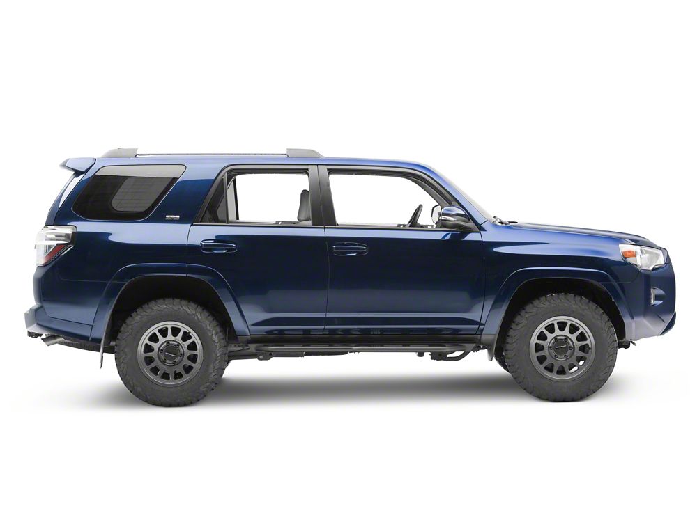 RedRock TC3 HD Rocker Steps; Textured Black (10-24 4Runner, Excluding Limited, Nightshade, TRD Sport & 10-13 SR5)