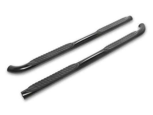 RedRock 3-Inch Side Step Bars; Gloss Black (25-26 4Runner)