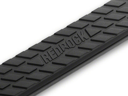 RedRock 3-Inch Side Step Bars; Gloss Black (25-26 4Runner)