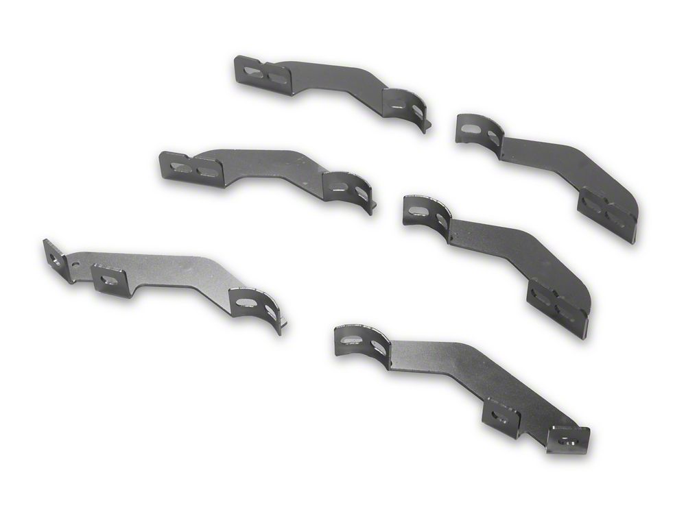 RedRock 3-Inch Side Step Bars; Gloss Black (25-26 4Runner)