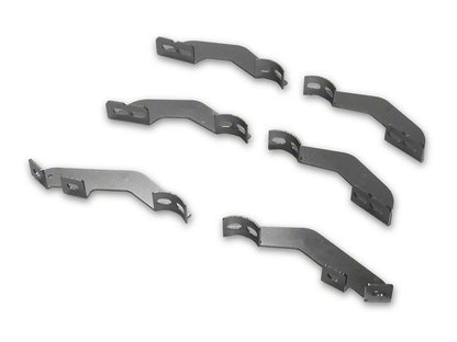 RedRock 3-Inch Side Step Bars; Gloss Black (25-26 4Runner)