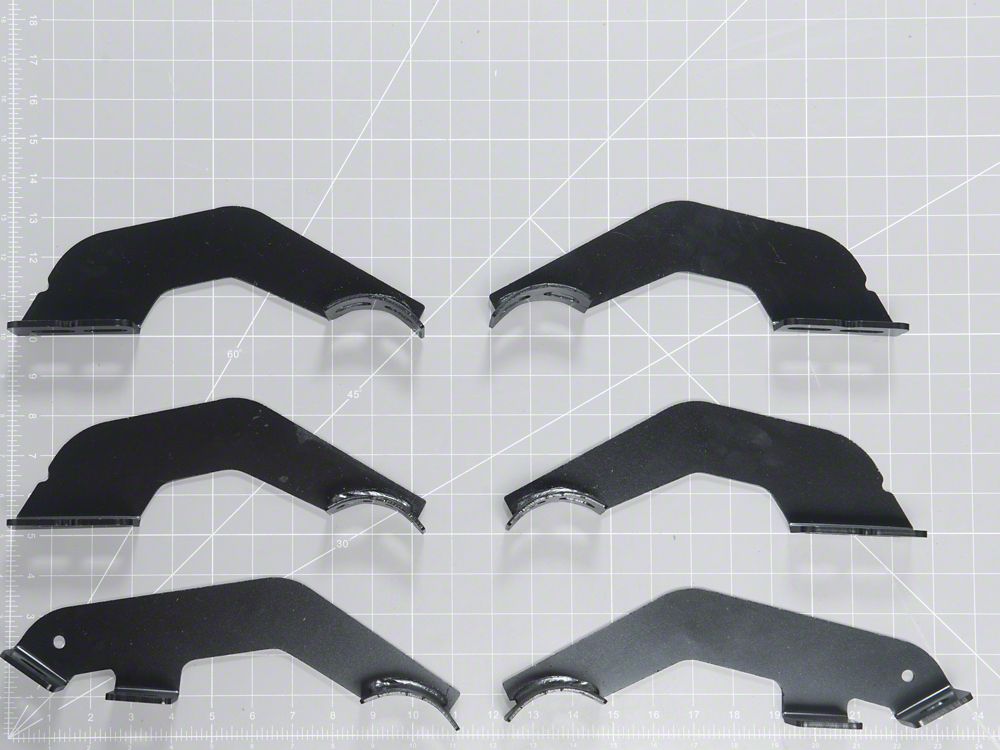 RedRock 3-Inch Side Step Bars; Gloss Black (25-26 4Runner)